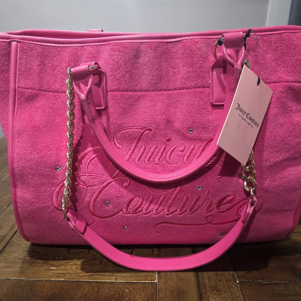 NWT Juicy Couture Pink Tote Bag Large